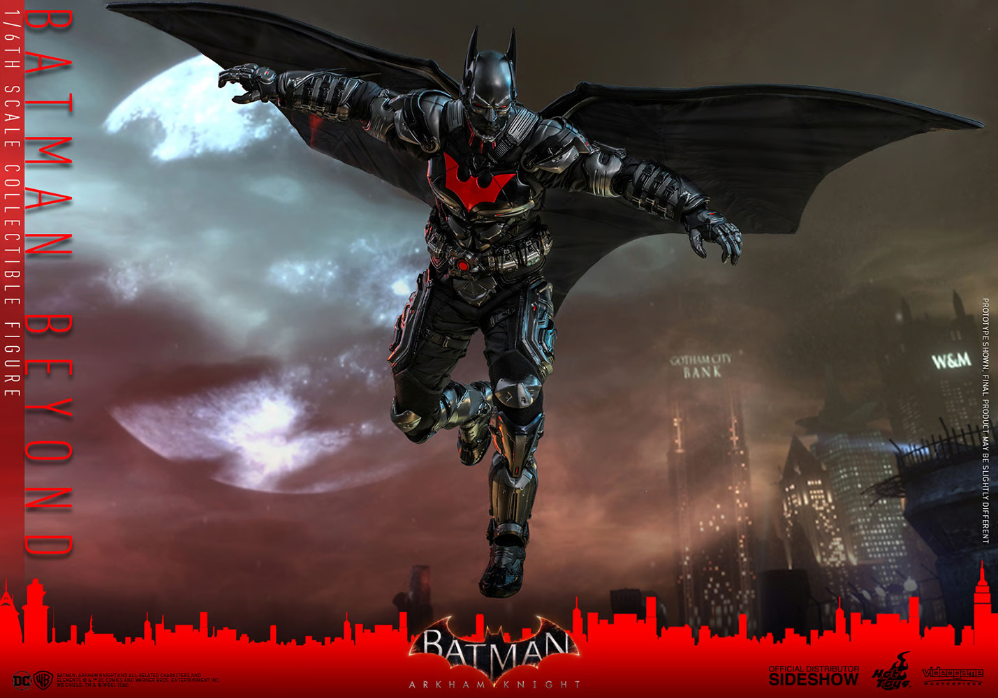 Hot Toys Arkham Knight Batman Beyond 1/6 Scale Collectible Action Figure