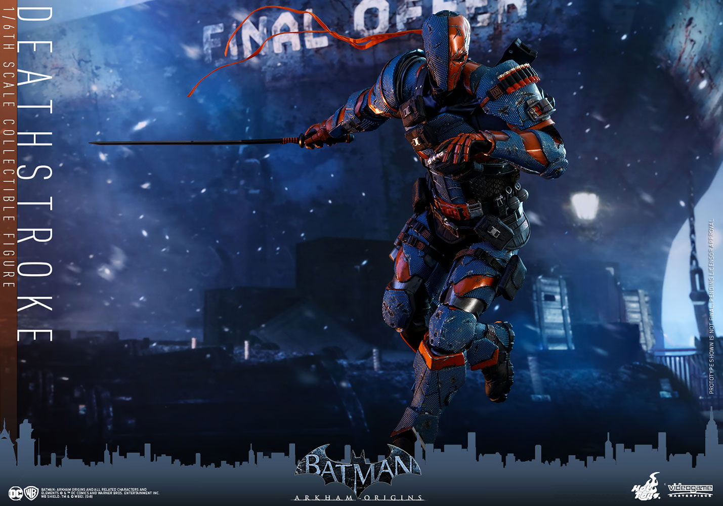 Hot Toys Deathstroke 1/6 Scale Collectible Action Figure