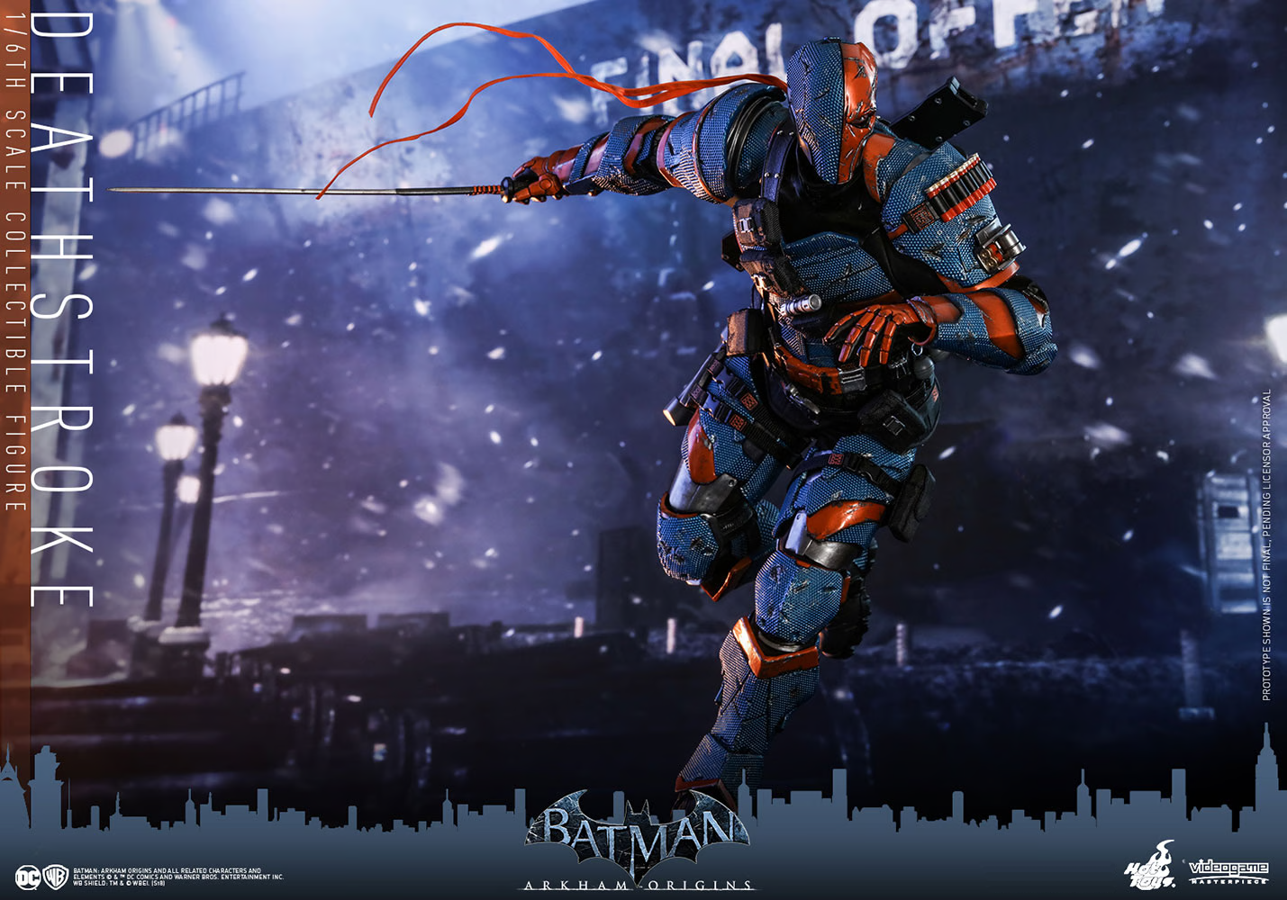 Hot Toys Deathstroke 1/6 Scale Collectible Action Figure