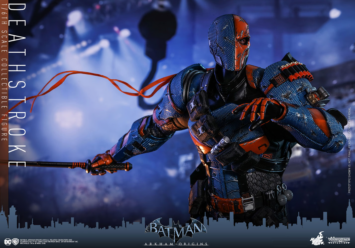 Hot Toys Deathstroke 1/6 Scale Collectible Action Figure