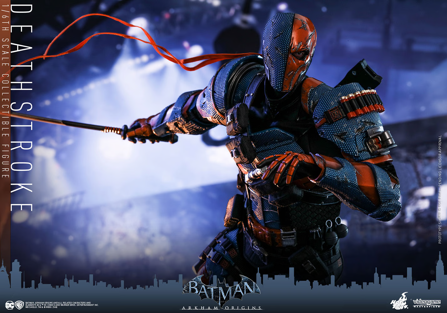 Hot Toys Deathstroke 1/6 Scale Collectible Action Figure