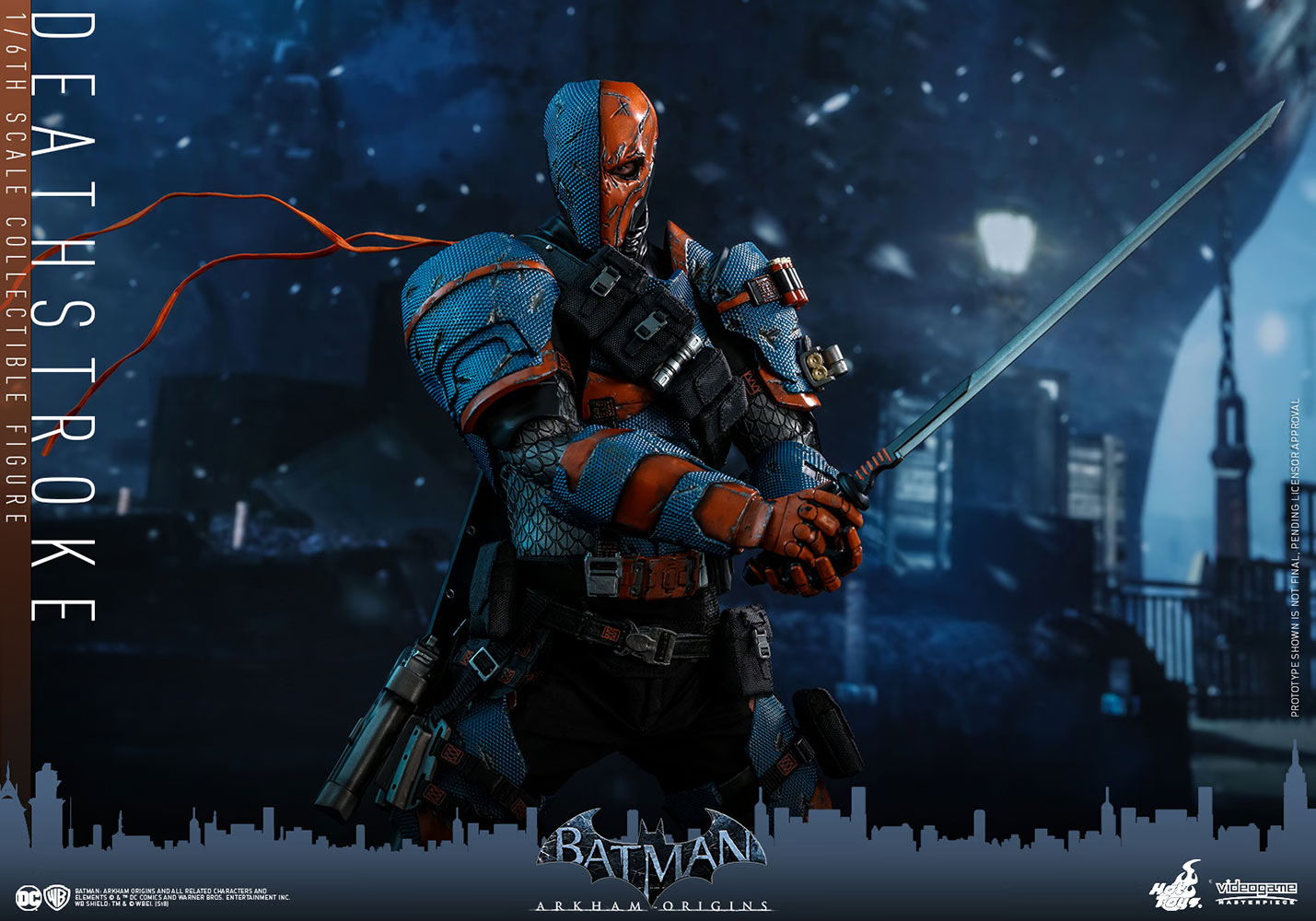 Hot Toys Deathstroke 1/6 Scale Collectible Action Figure