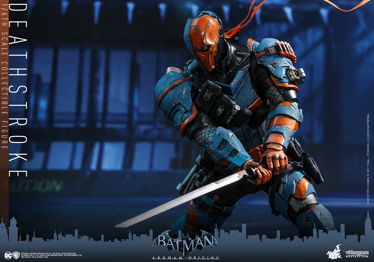 Hot Toys Deathstroke 1/6 Scale Collectible Action Figure