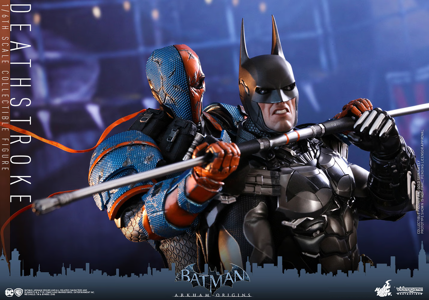 Hot Toys Deathstroke 1/6 Scale Collectible Action Figure