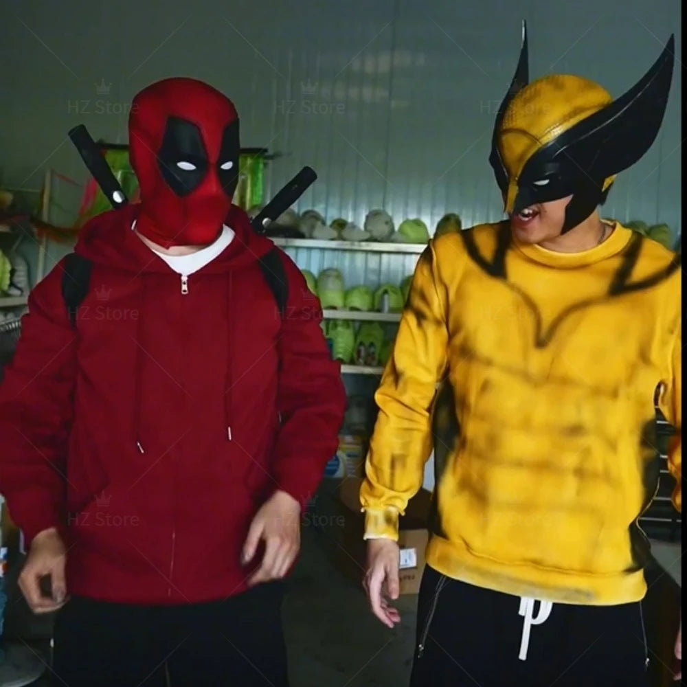 Wolverine Yellow and Black Cowl Battle Damage