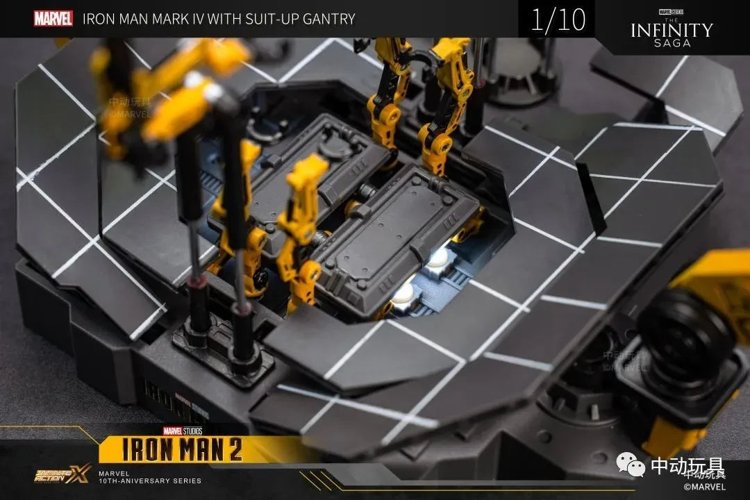 Iron Man MK4 Suit Up Gantry Action Figure
