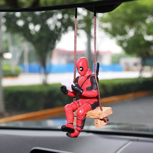 Deadpool Car Rearview Mirror Pendant Mini Model