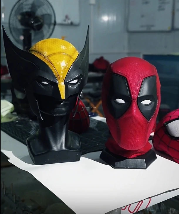 Wolverine Yellow and Black Cowl Battle Damage