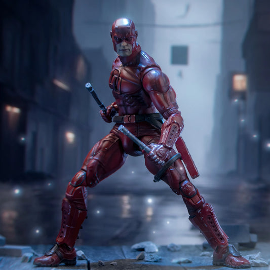 Daredevil Action Figure Classic Red and Shadowland Outfit