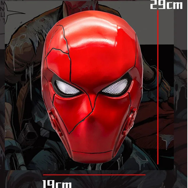 Red Hood Mask Helmet