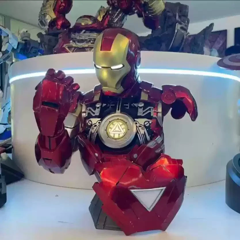 Iron Man Mark 6 Premium Light-Up Bust