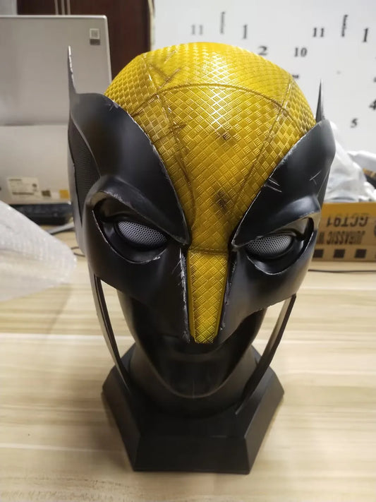 Wolverine Yellow and Black Cowl Battle Damage
