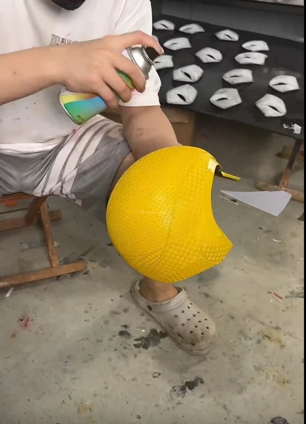 Wolverine Yellow and Black Cowl Battle Damage