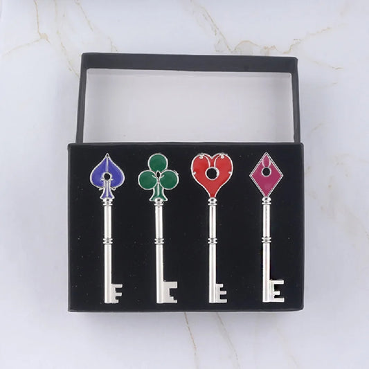 Resident Evil RPD Key Set – Spade, Diamond, Club & Heart
