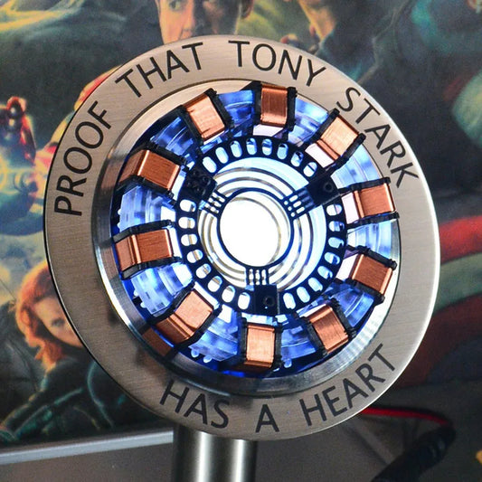 LED Light Up Iron Man Arc Reactor "Proof That Tony Stark Has a Heart"