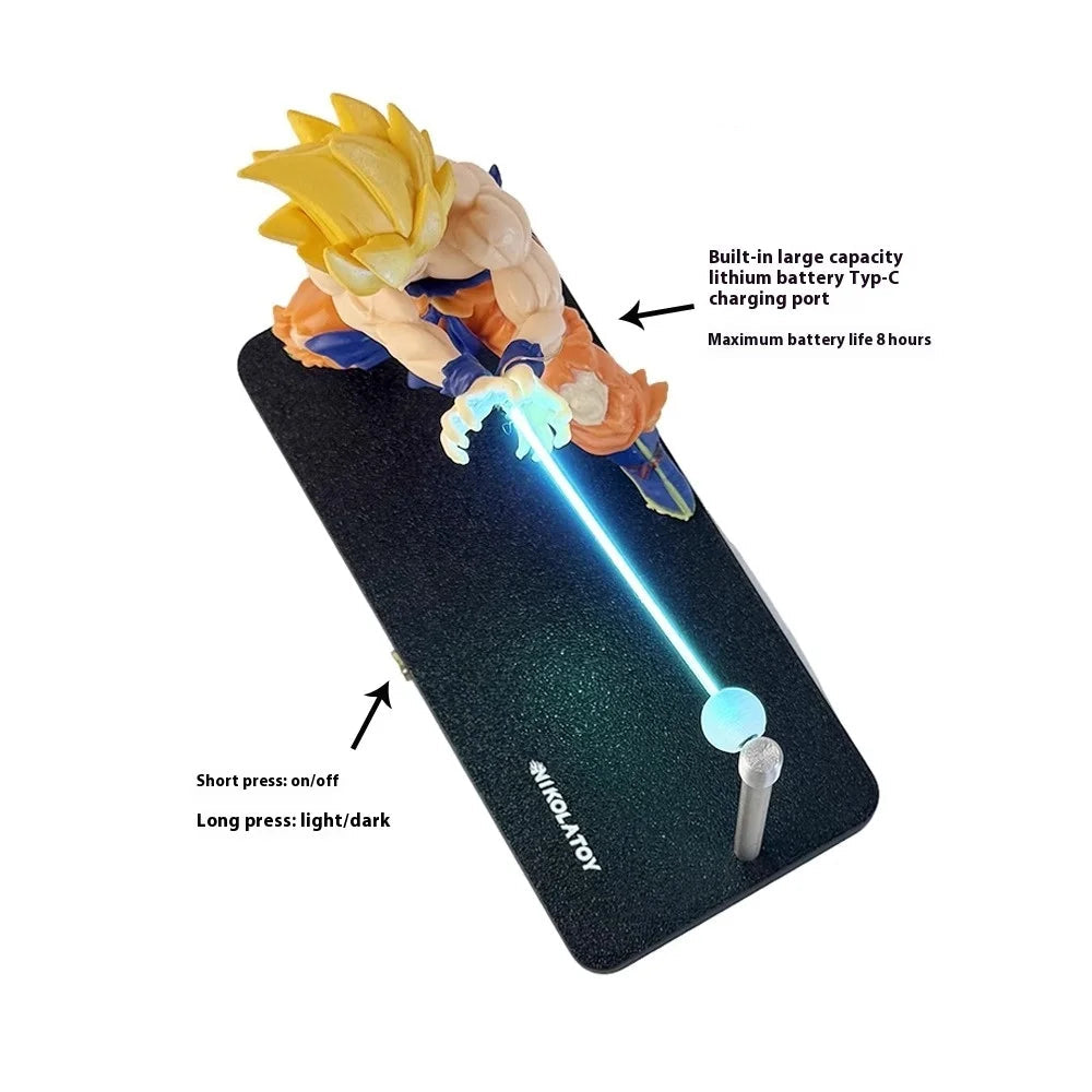 Super Saiyan Goku Magnetic Kamehameha Light