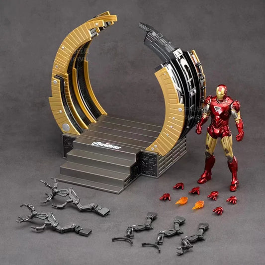 Iron Man Mark 6 Suit Up Gantry with LED light