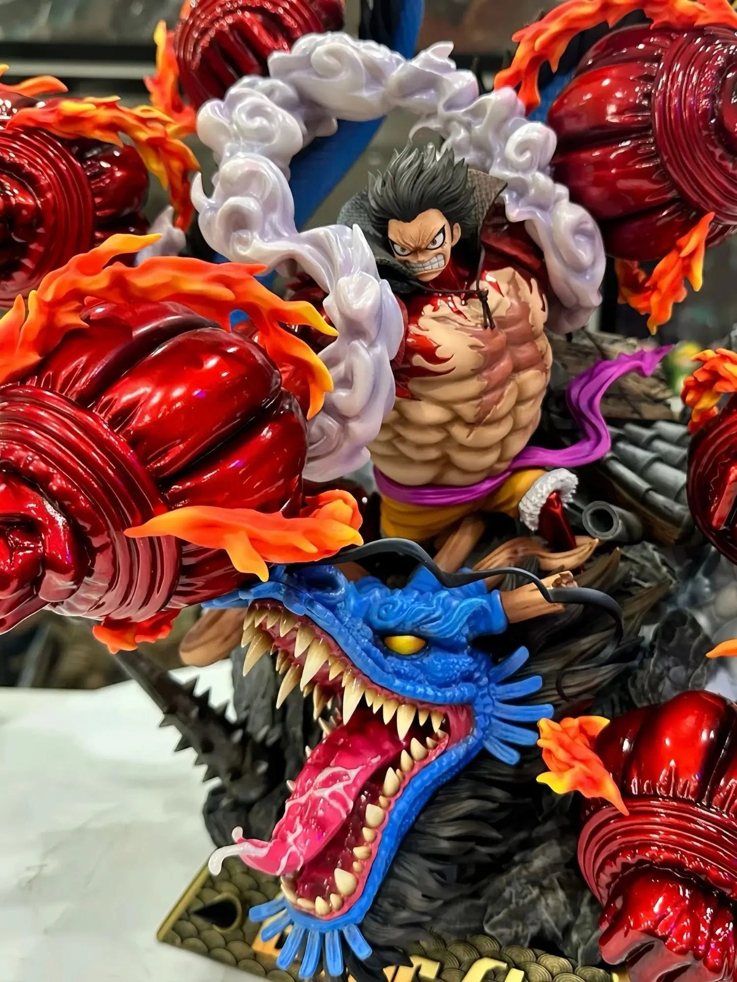 One Piece Gear 4 Luffy VS Kaido Statue