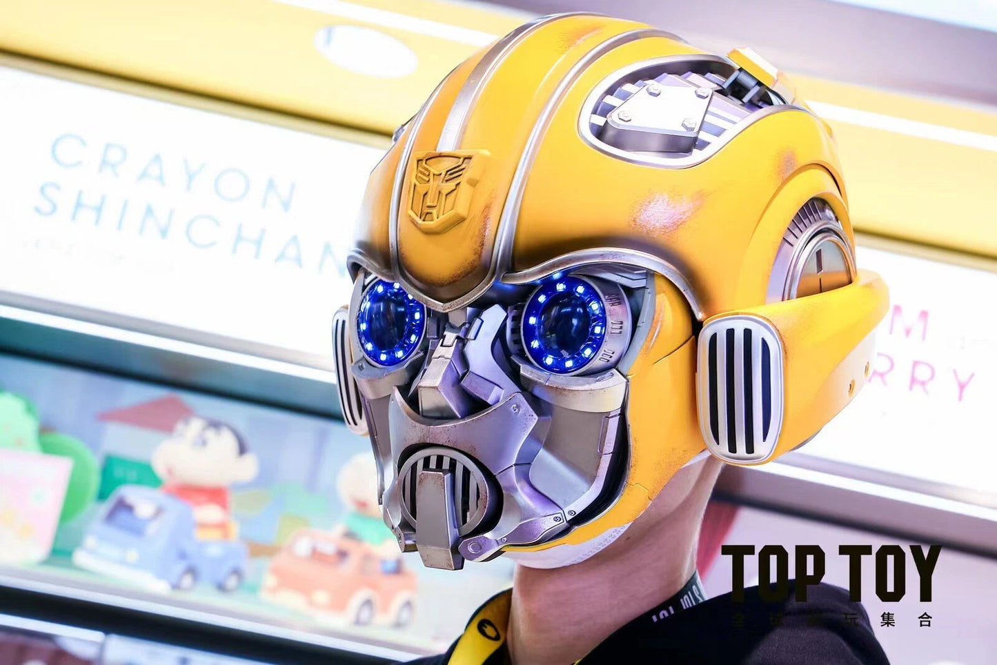 Bumblebee Voice-Activated Wearable Battle Helmet