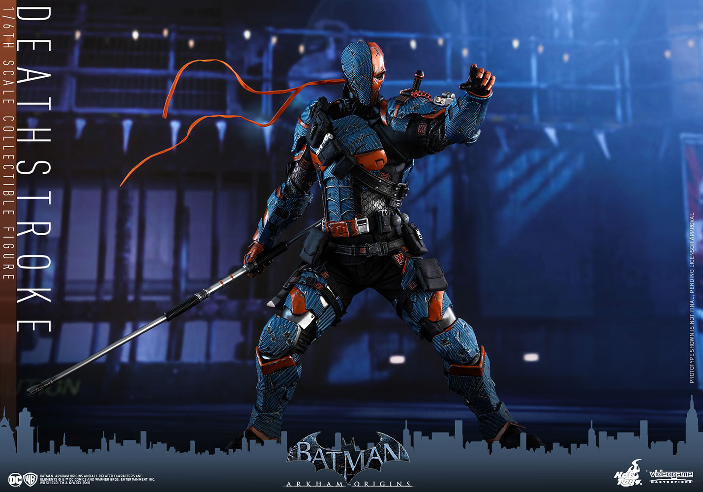 Hot Toys Deathstroke 1/6 Scale Collectible Action Figure