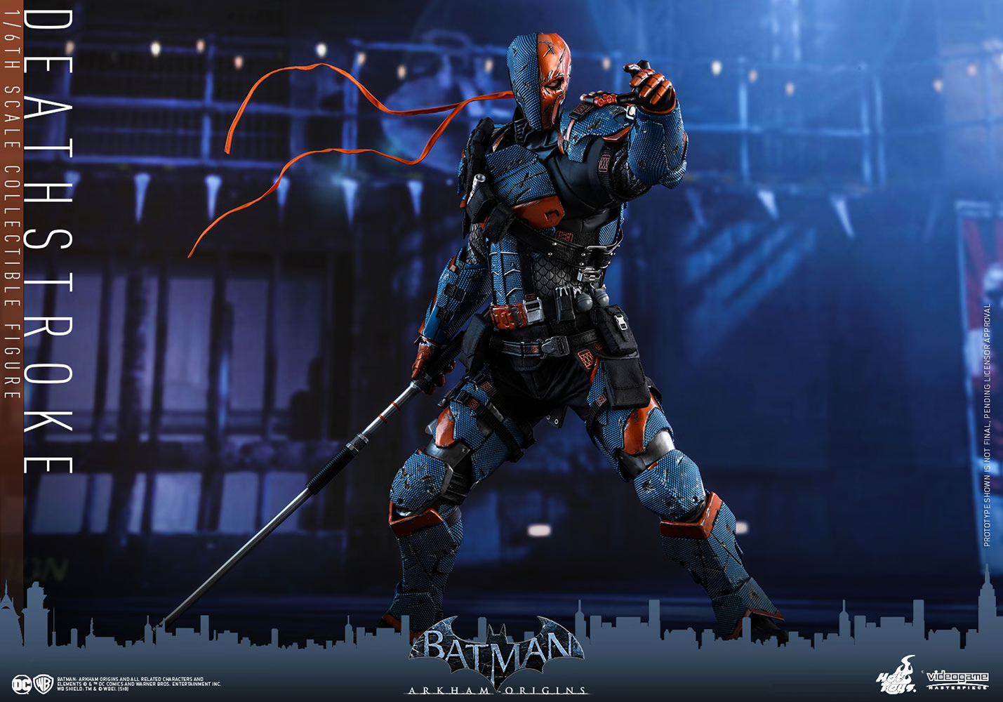 Hot Toys Deathstroke 1/6 Scale Collectible Action Figure