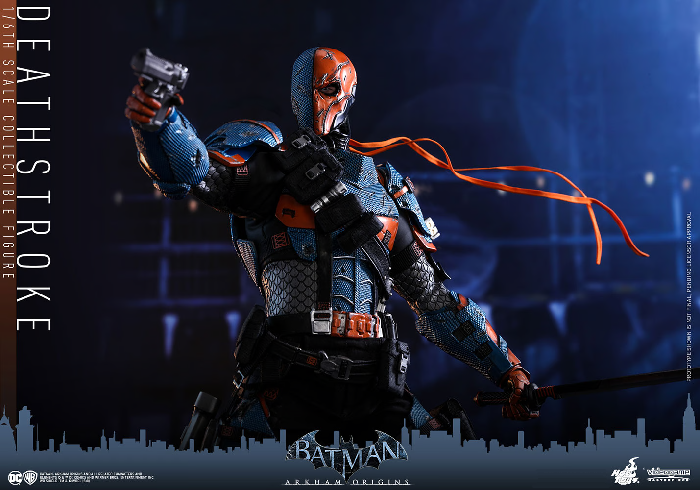Hot Toys Deathstroke 1/6 Scale Collectible Action Figure