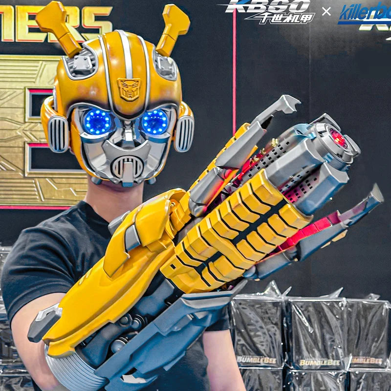 Bumblebee Voice-Activated Wearable Battle Helmet