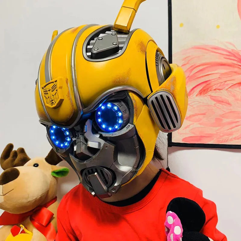 Bumblebee Voice-Activated Wearable Battle Helmet