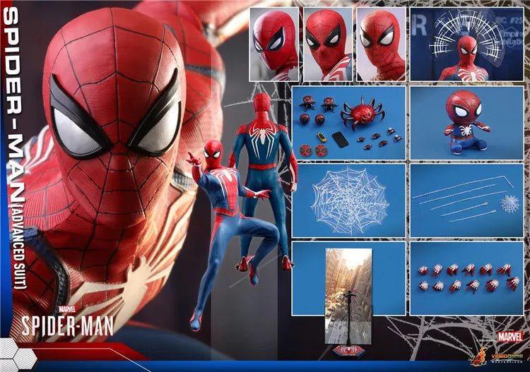 Hot Toys Spider-Man PS4 Advanced Suit 1/6 Scale Collectible Action Figure