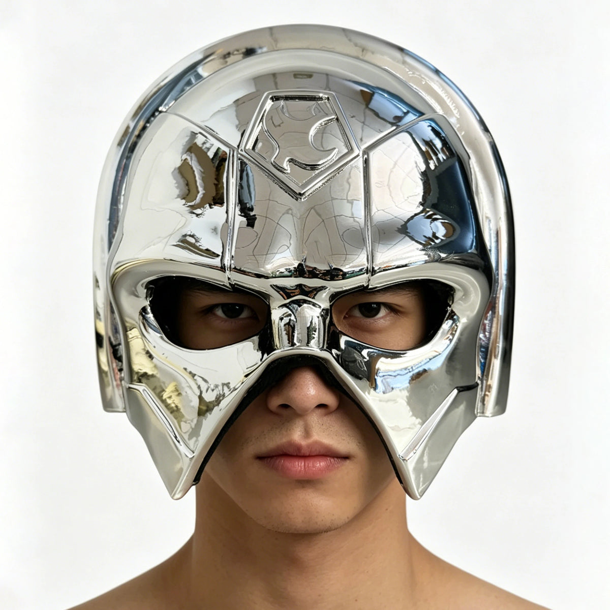 Peacemaker Helmet - Chrome Plated