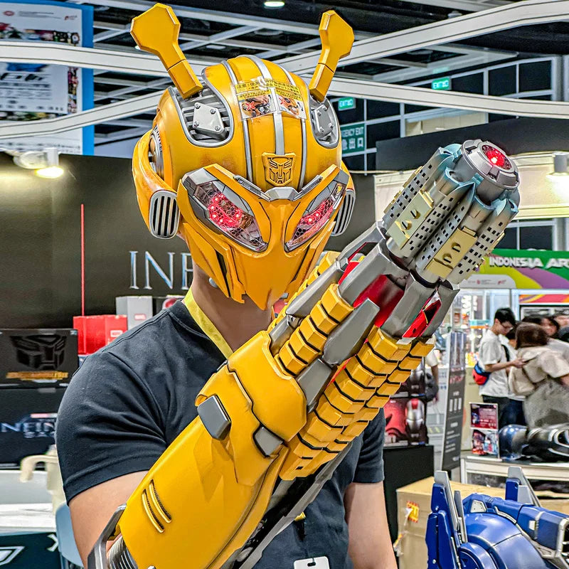 Bumblebee Voice-Activated Wearable Battle Helmet