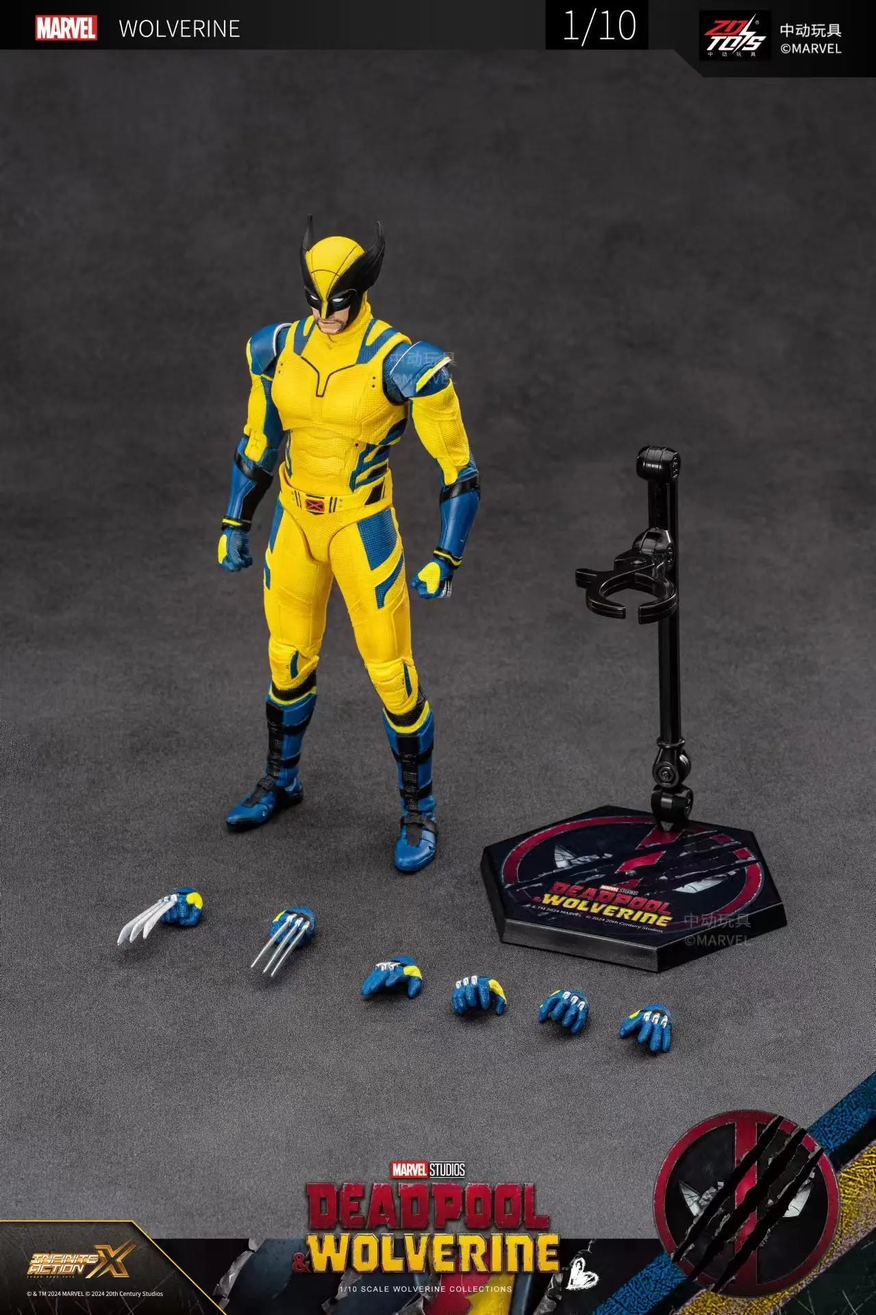 Deadpool & Wolverine Action Figures by ZD Toys