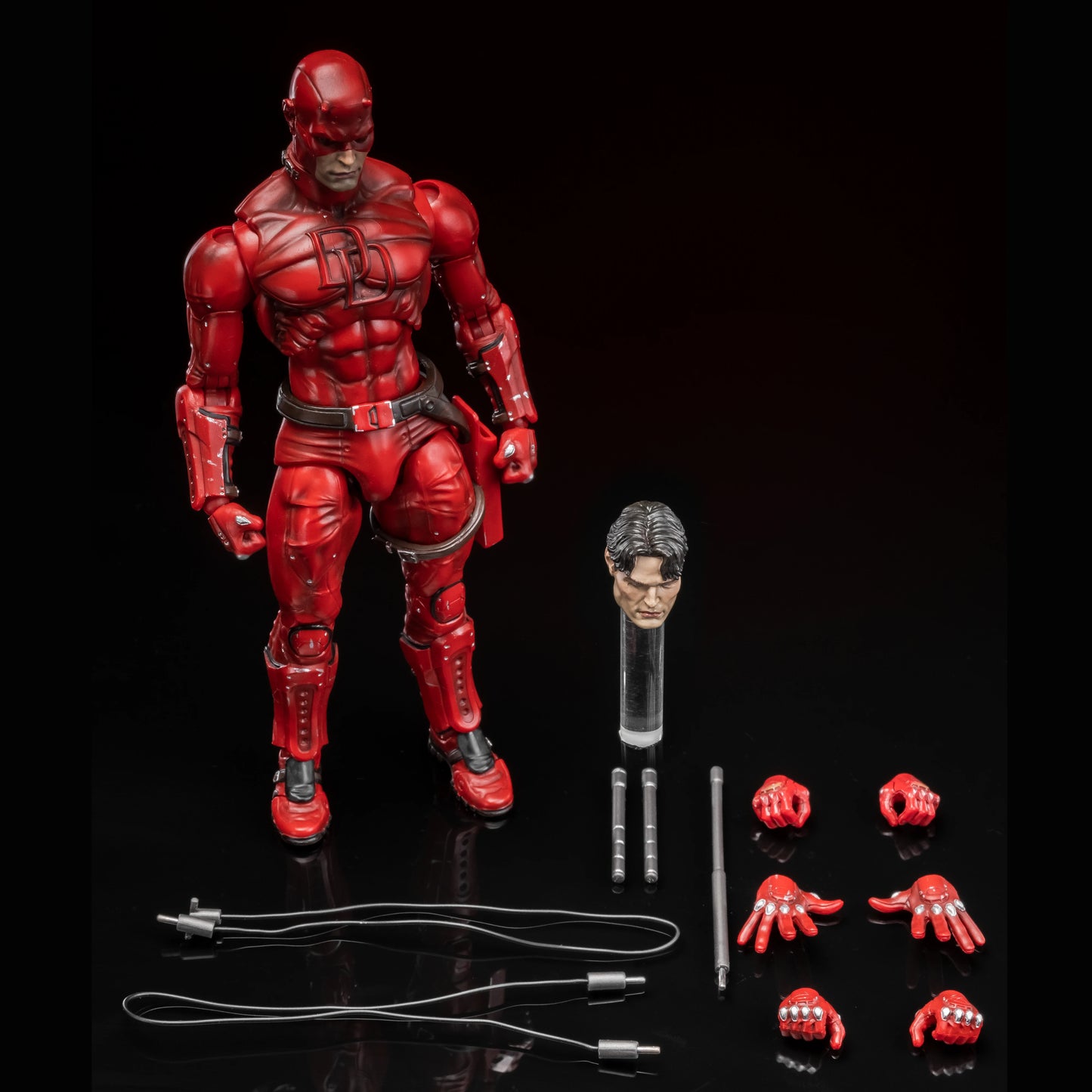 Daredevil Action Figure Classic Red and Shadowland Outfit