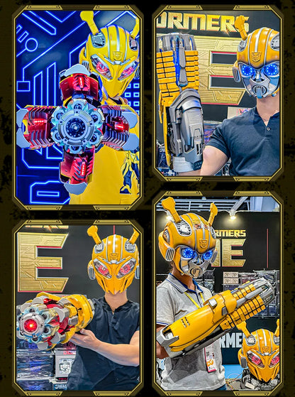 Bumblebee Voice-Activated Wearable Battle Helmet