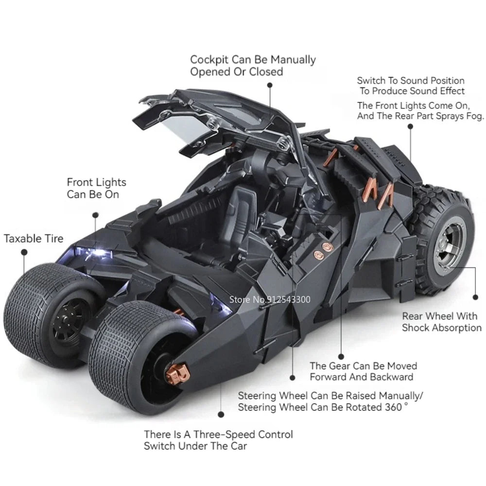 1:18 Scale Batmobile Tumbler – The Dark Knight Trilogy Edition