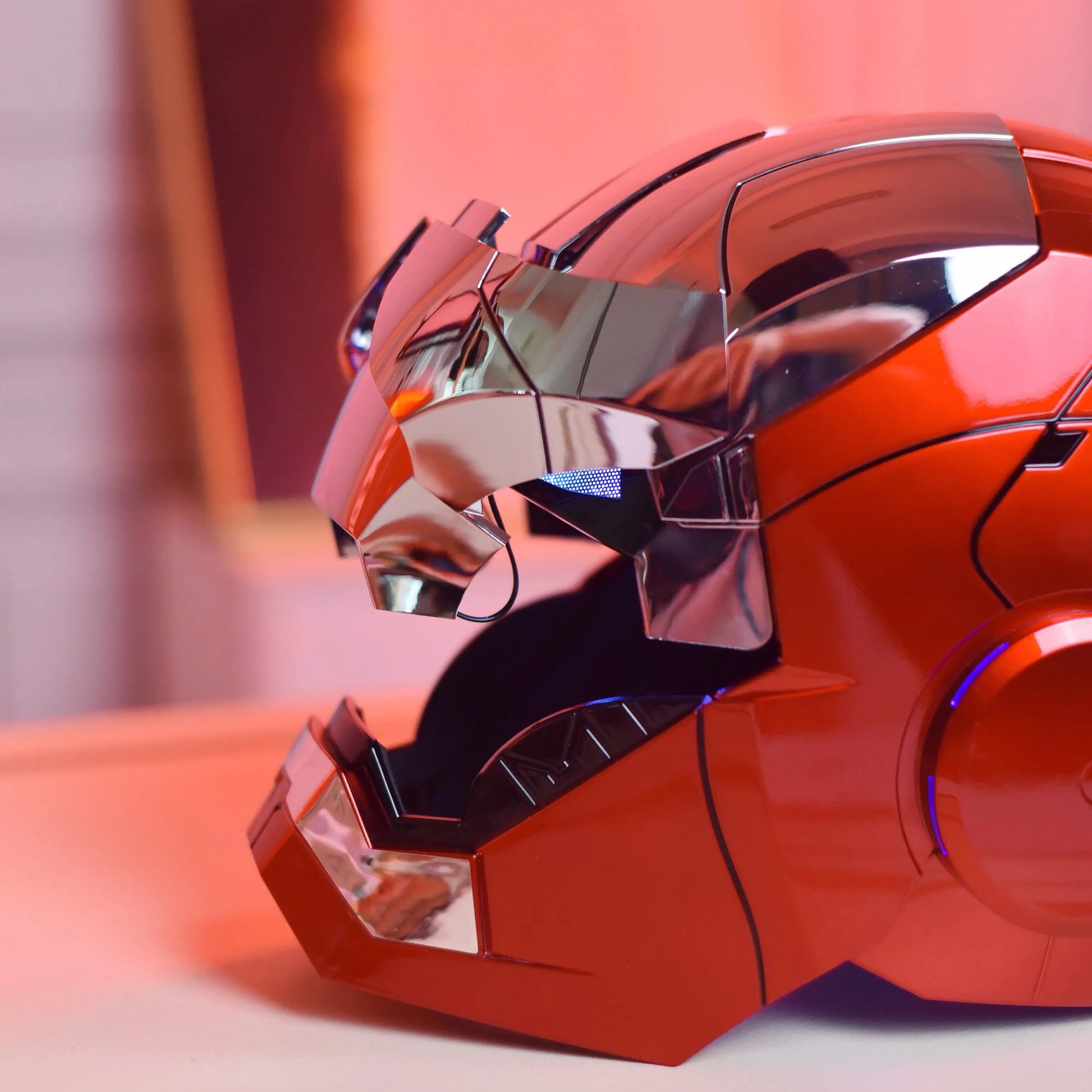Voice Activated Iron Man Helmet – HeroVault Voice Activated Iron Man Helmet – HeroVault
