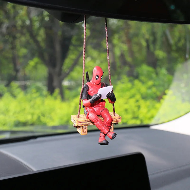 Deadpool Car Rearview Mirror Pendant Mini Model