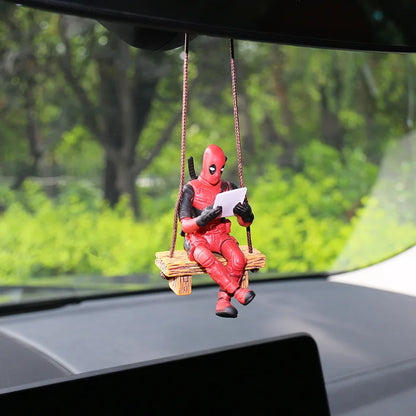 Deadpool Car Rearview Mirror Pendant Mini Model
