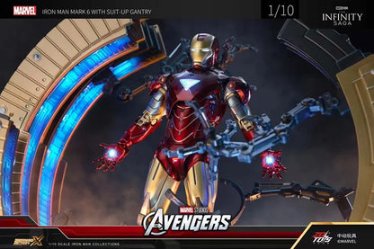 Iron Man Mark 6 Suit Up Gantry with LED light