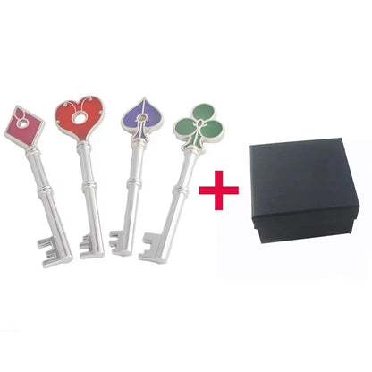 Resident Evil RPD Key Set – Spade, Diamond, Club & Heart