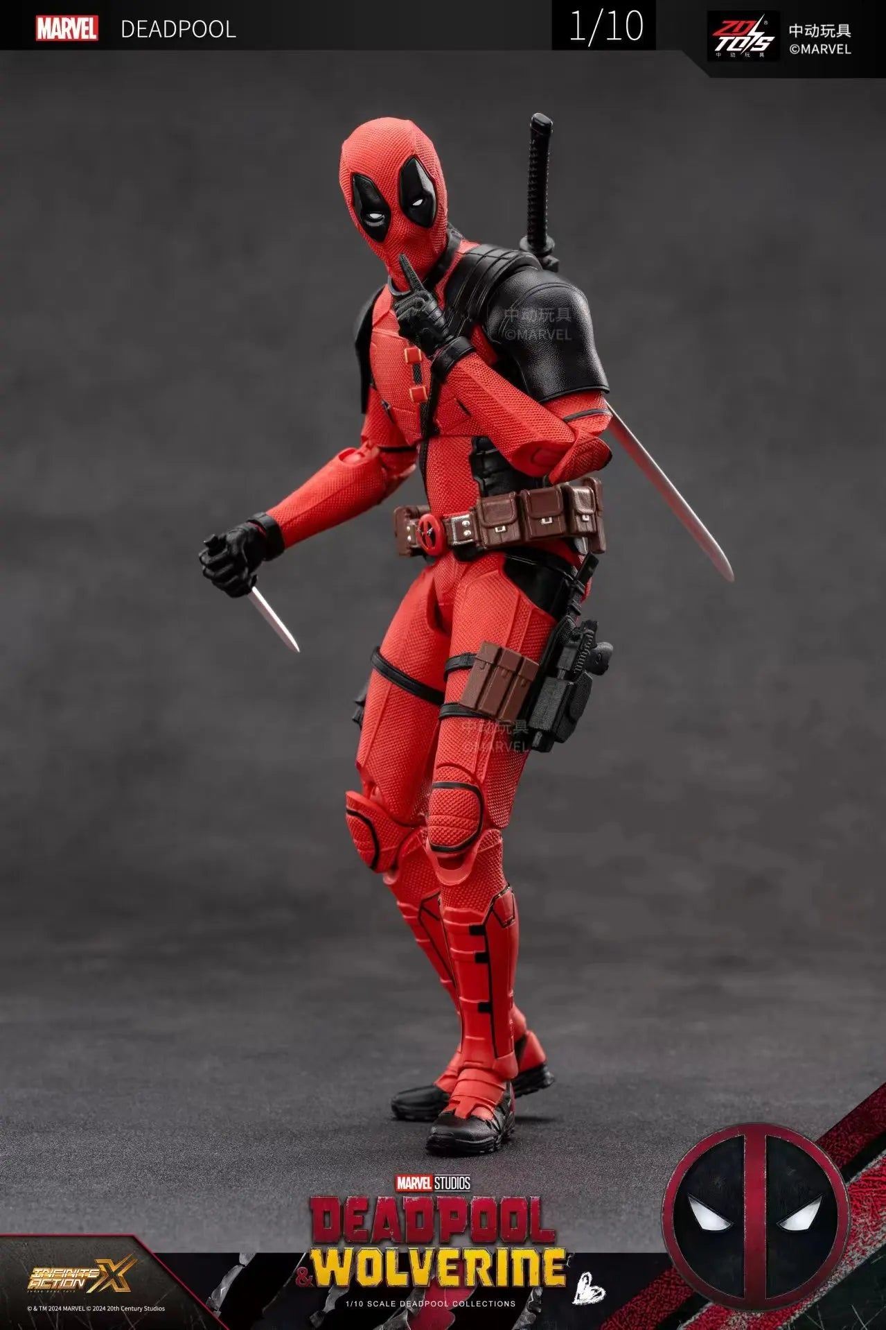 Deadpool & Wolverine Action Figures by ZD Toys