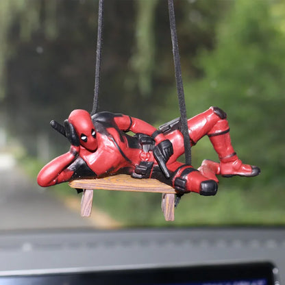 Deadpool Car Rearview Mirror Pendant Mini Model