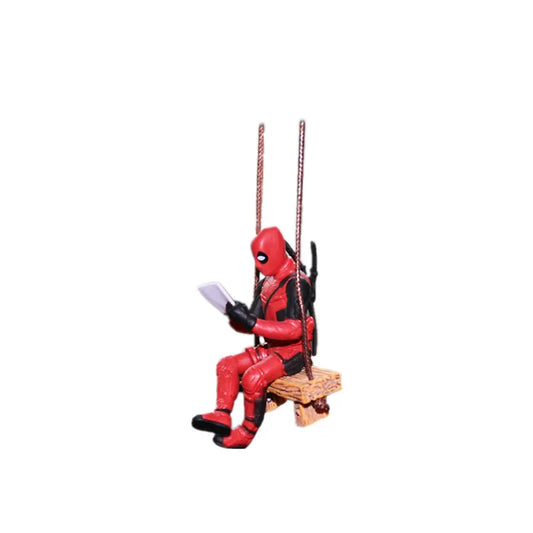 Deadpool Car Rearview Mirror Pendant Mini Model