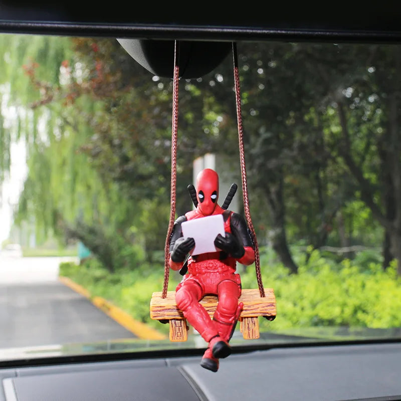 Deadpool Car Rearview Mirror Pendant Mini Model