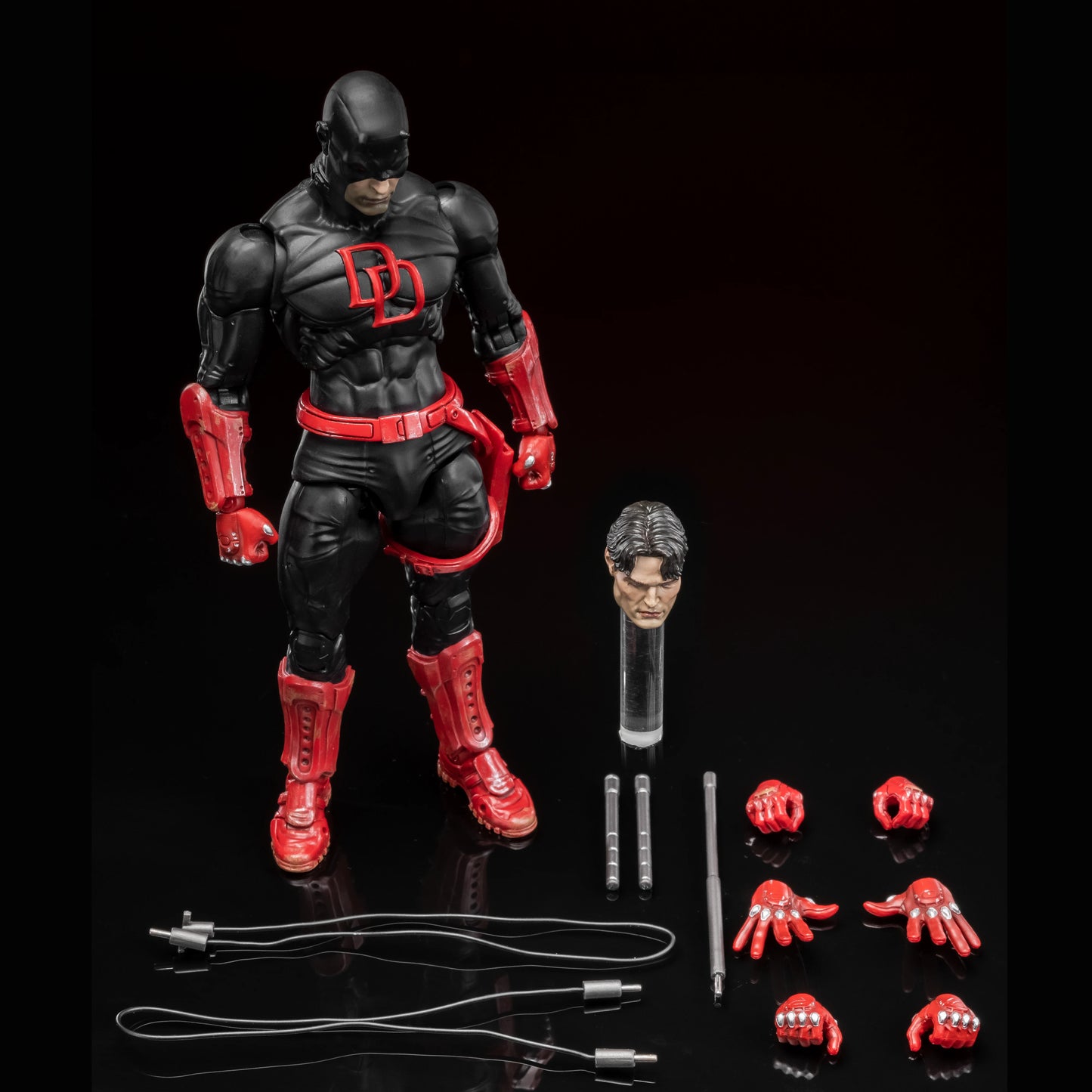 Daredevil Action Figure Classic Red and Shadowland Outfit