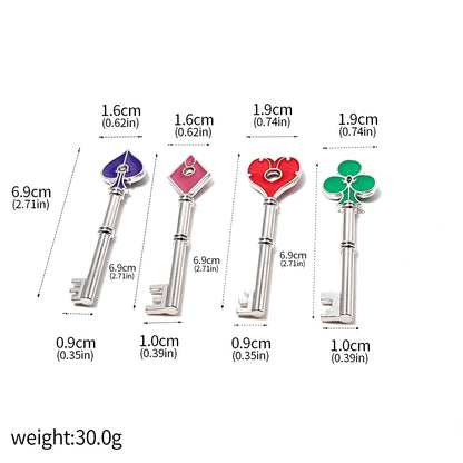 Resident Evil RPD Key Set – Spade, Diamond, Club & Heart