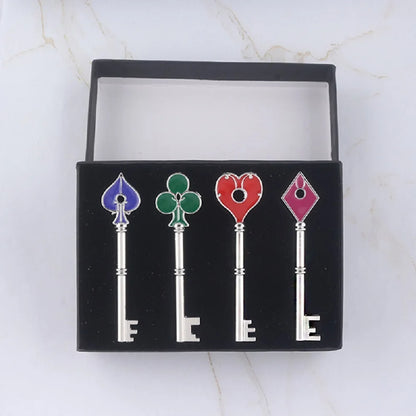 Resident Evil RPD Key Set – Spade, Diamond, Club & Heart