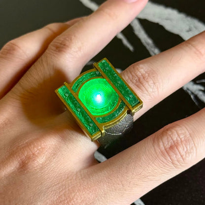 Light-Up Lanterns (2026) Green Lantern Metal Ring