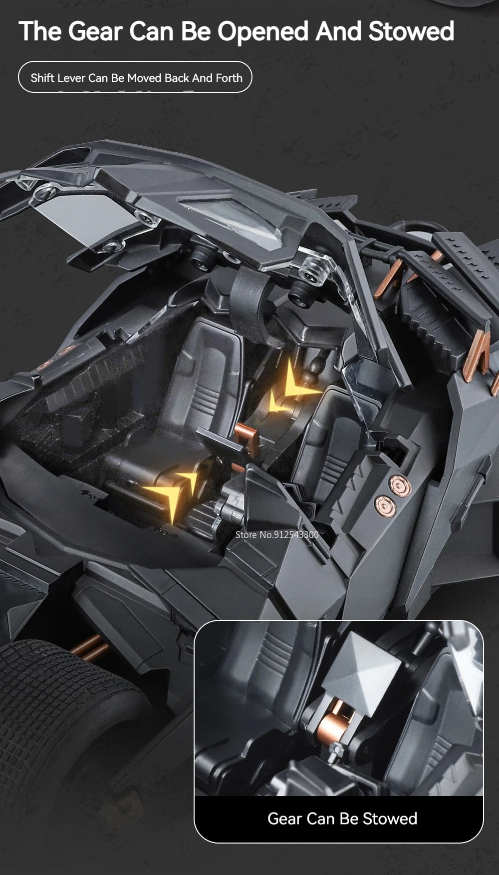 1:18 Scale Batmobile Tumbler – The Dark Knight Trilogy Edition