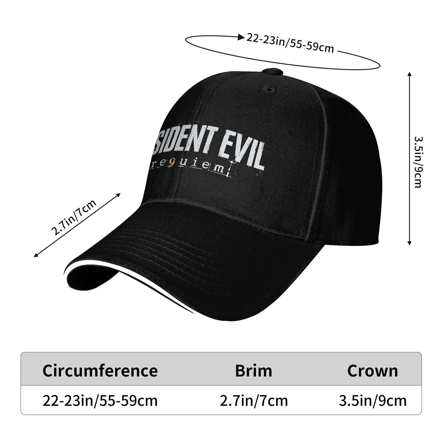 Resident Evil 9 Requiem Baseball Caps